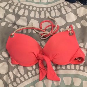 Push up hot pink bikini top!